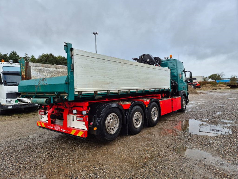 Камион со кран Volvo FMX 500 8x4 // HIAB X-HIPRO 262 EP-5 // 3-Tipper: слика 13