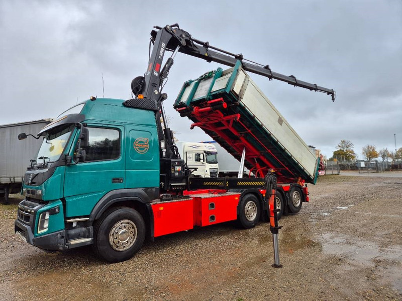 Volvo FMX 500 8x4 // HIAB X-HIPRO 262 EP-5 // 3-Tipper - Камион со кран: слика 2 Volvo FMX 500 8x4 // HIAB X-HIPRO 262 EP-5 // 3-Tipper - Камион со кран: слика 2