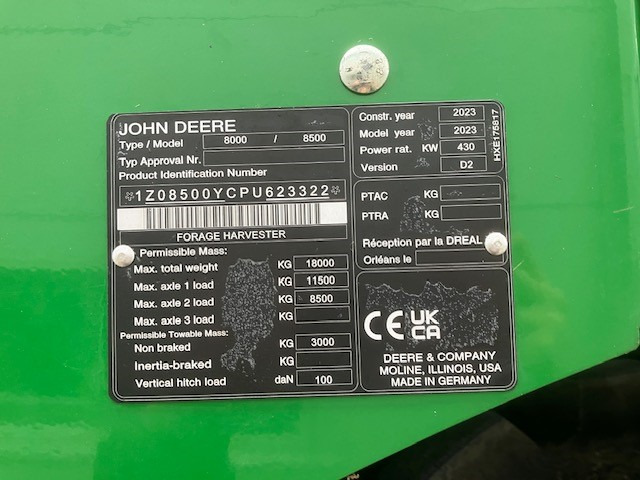 John Deere 8500i - Комбајн за сточна храна: слика 5 John Deere 8500i - Комбајн за сточна храна: слика 5