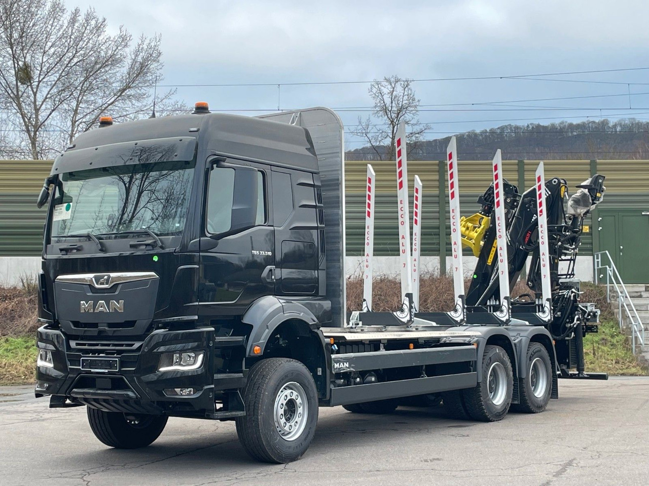 MAN TGS 33.510 6X4 BB Euro6e LogLift 165Z - Камион за дрва, Камион со кран: слика 1 MAN TGS 33.510 6X4 BB Euro6e LogLift 165Z - Камион за дрва, Камион со кран: слика 1