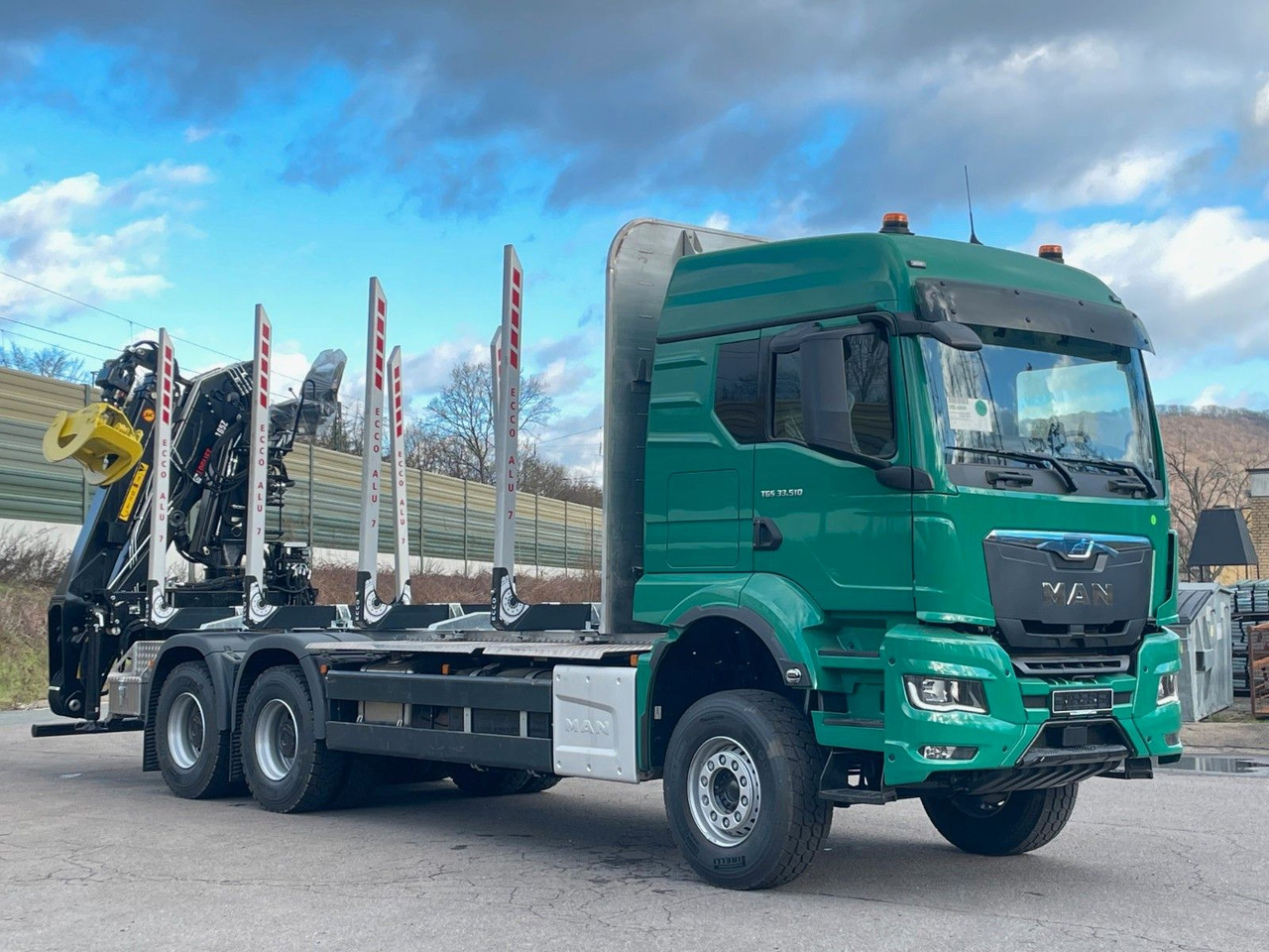 MAN TGS 33.510 6X4 BL Euro6e LogLift 165Z - Камион за дрва, Камион со кран: слика 1 MAN TGS 33.510 6X4 BL Euro6e LogLift 165Z - Камион за дрва, Камион со кран: слика 1