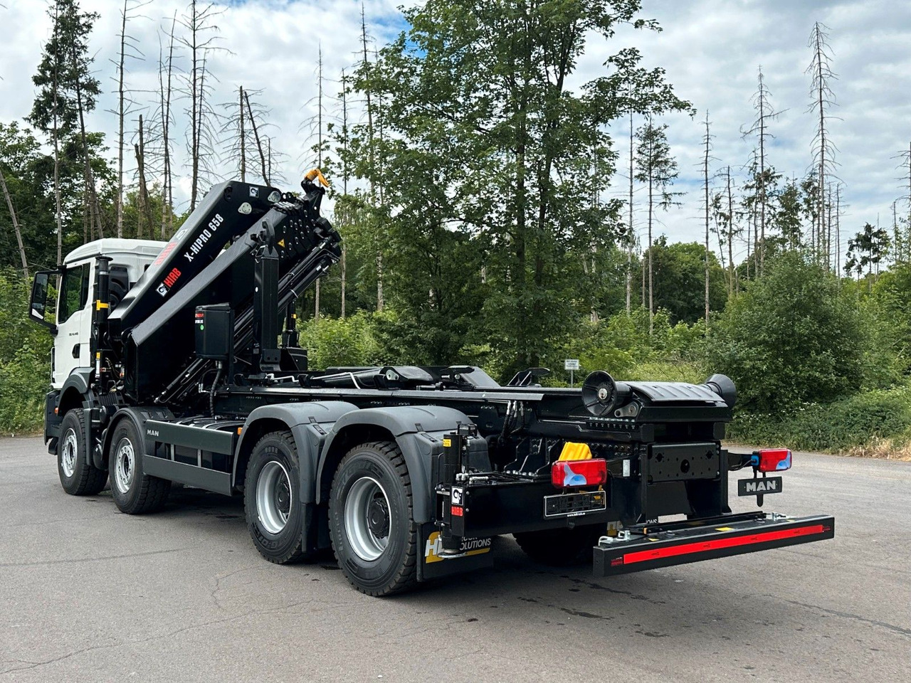 MAN TGS 35.520 8x4 Abrollkipper + Kran HIAB 658E6 - Камион со кука за подигање, Камион со кран: слика 5 MAN TGS 35.520 8x4 Abrollkipper + Kran HIAB 658E6 - Камион со кука за подигање, Камион со кран: слика 5