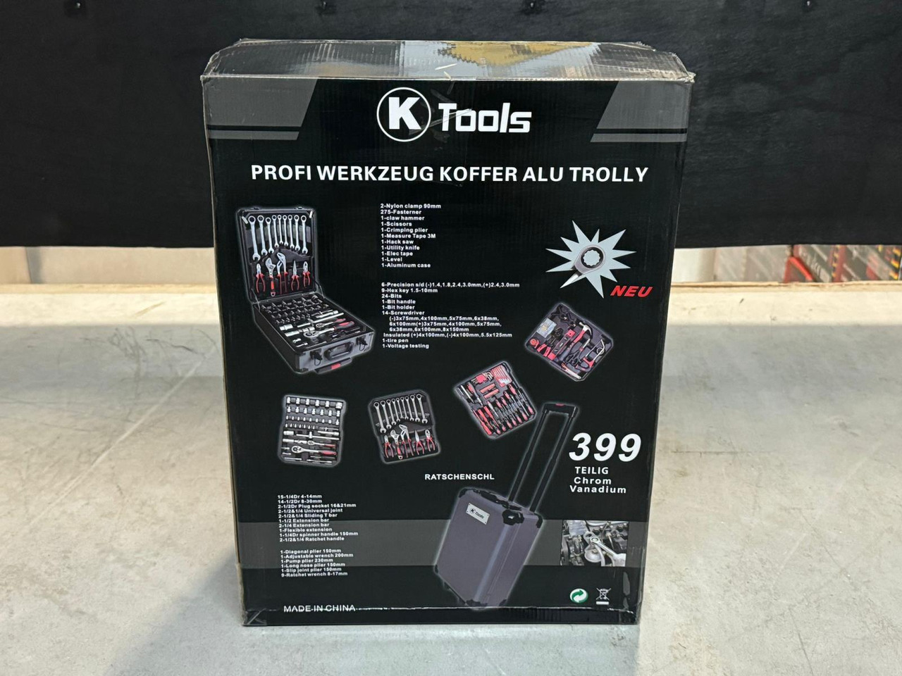 KTools gereedschapskoffer 399PCS - Опрема за работилница: слика 4 KTools gereedschapskoffer 399PCS - Опрема за работилница: слика 4