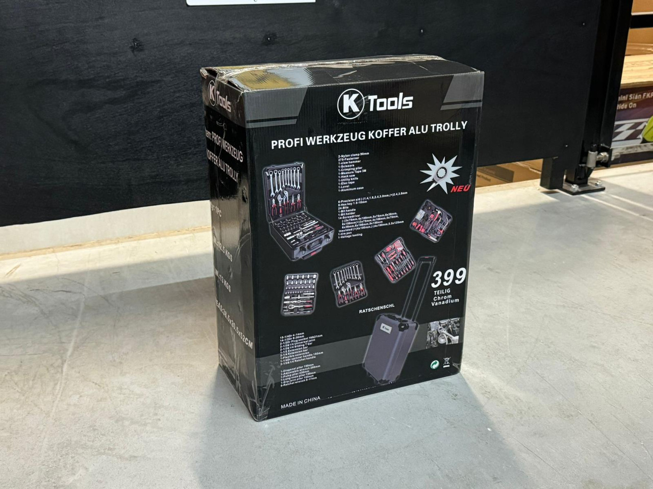 KTools gereedschapskoffer 399PCS - Опрема за работилница: слика 1 KTools gereedschapskoffer 399PCS - Опрема за работилница: слика 1