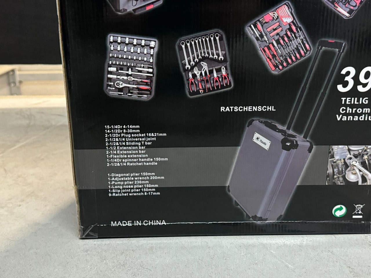 KTools gereedschapskoffer 399PCS - Опрема за работилница: слика 3 KTools gereedschapskoffer 399PCS - Опрема за работилница: слика 3