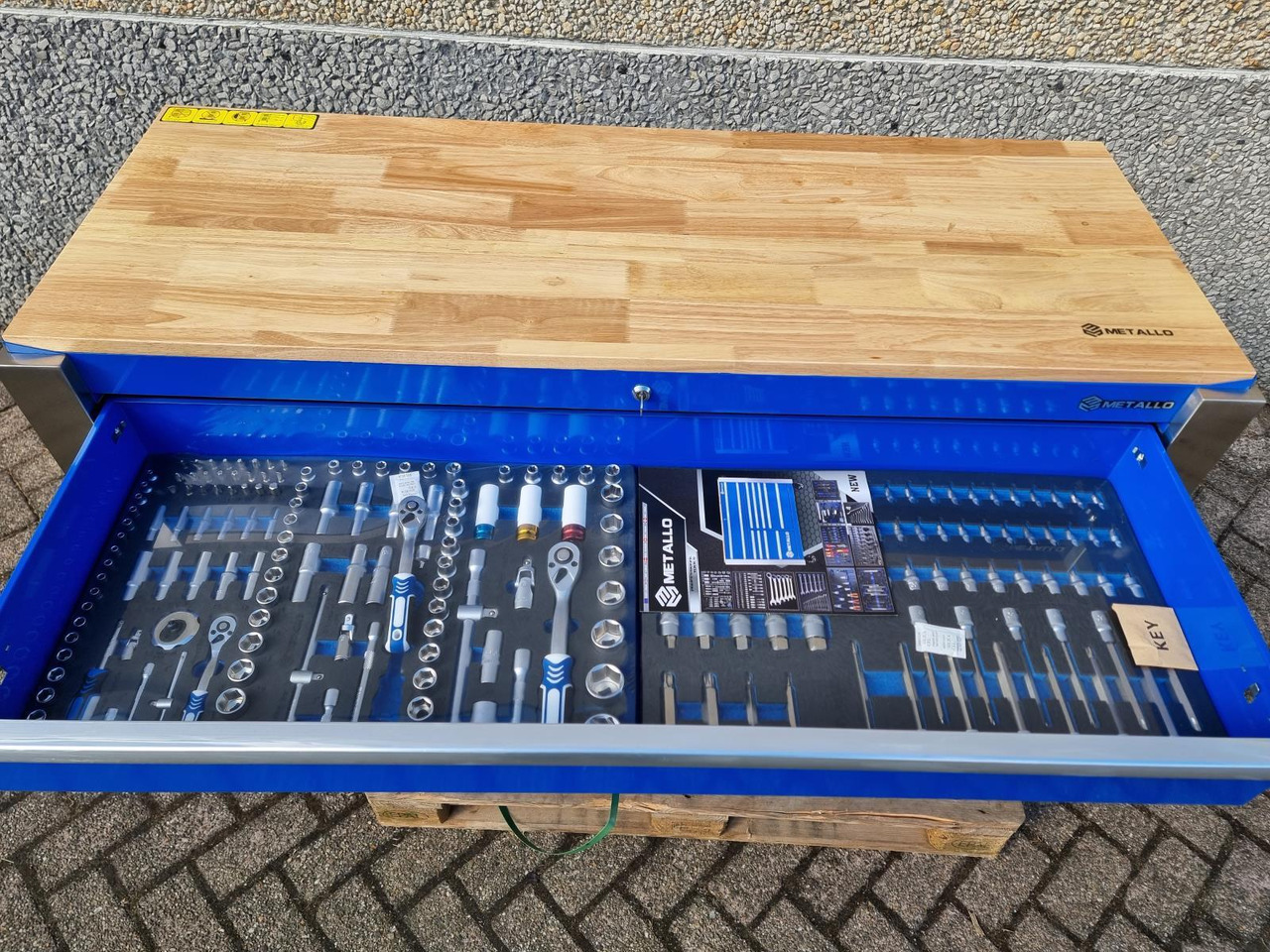 Metallo Mega Jumbo Gereedschapskist - Nieuw, 11 lades waarvan 9 gevuld met gereedschap - Опрема за работилница: слика 3 Metallo Mega Jumbo Gereedschapskist - Nieuw, 11 lades waarvan 9 gevuld met gereedschap - Опрема за работилница: слика 3