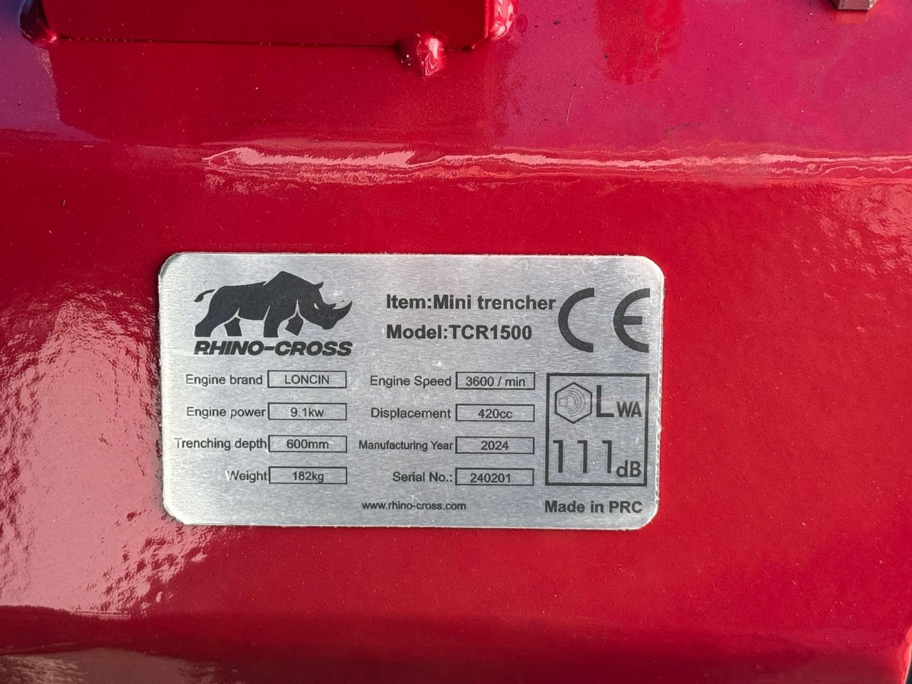 Опрема за работилница Rhino-Cross TCR1500 Sleuvenfrees: слика 7