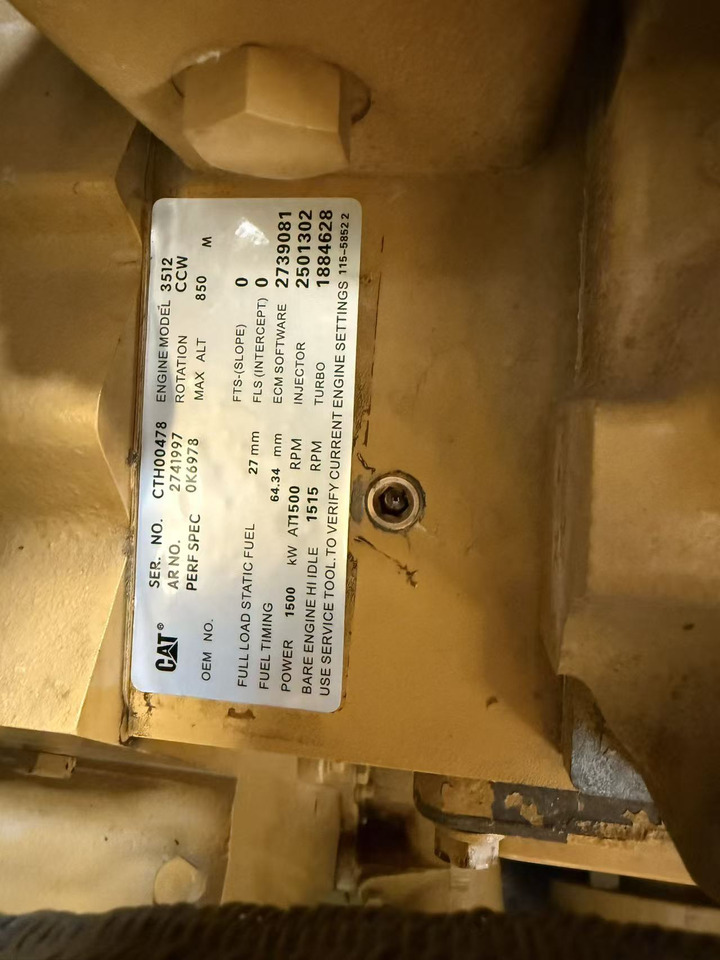 CATPILLAR 3512B - Индустриска опрема, Генераторска поставка: слика 3 CATPILLAR 3512B - Индустриска опрема, Генераторска поставка: слика 3