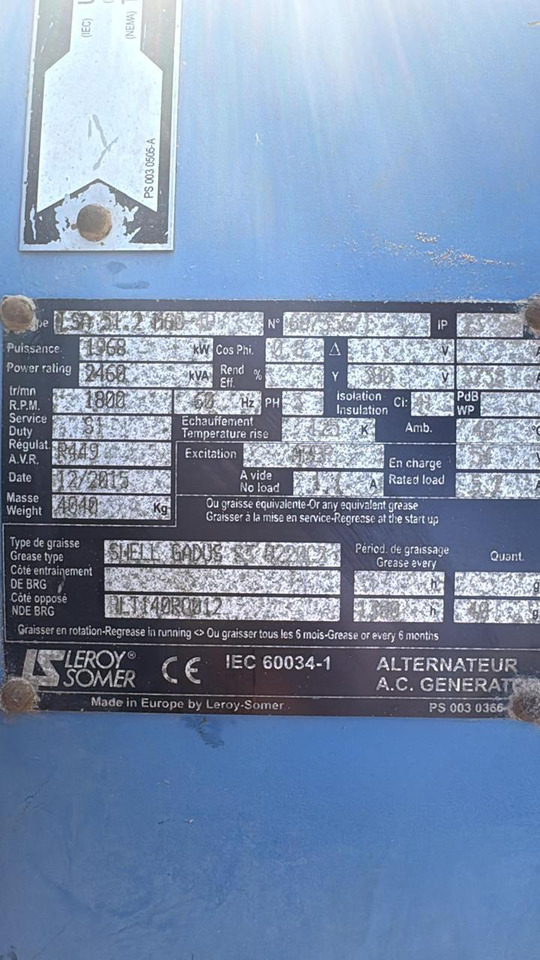 MITISHIBISHI S16RPTA - Генераторска поставка: слика 2 MITISHIBISHI S16RPTA - Генераторска поставка: слика 2