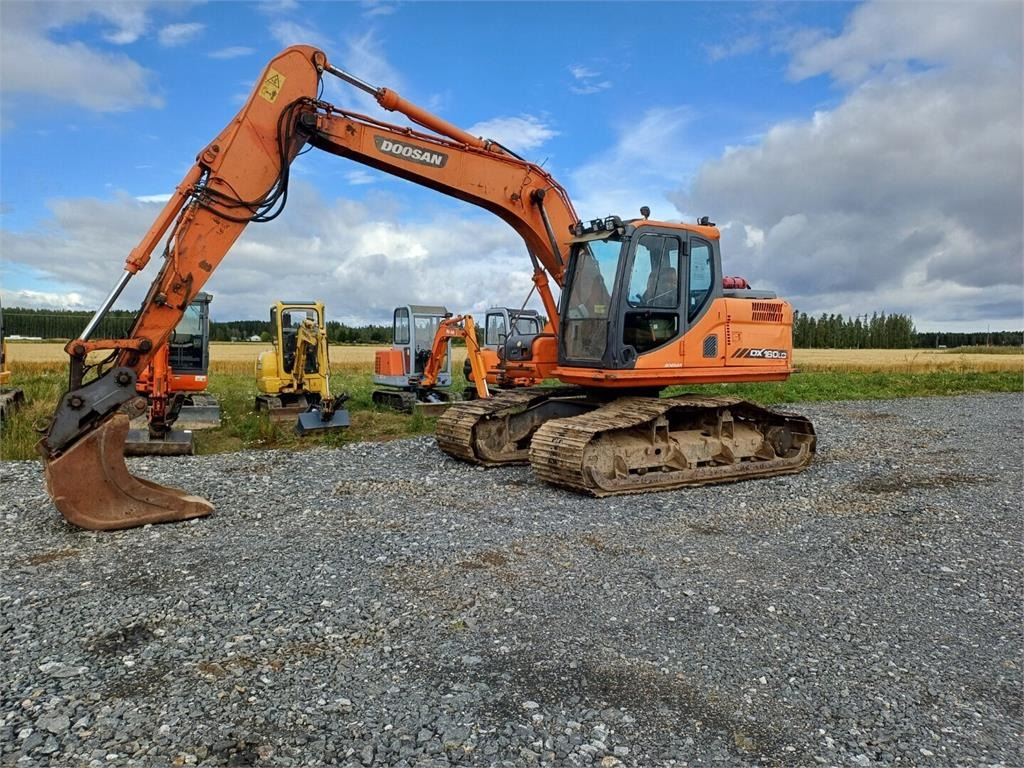 Doosan DX160LC Metsä alustalla - Багер гасеничар: слика 1 Doosan DX160LC Metsä alustalla - Багер гасеничар: слика 1