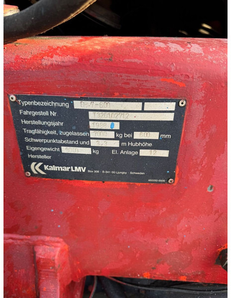 Kalmar DB7 - 600 - Вилушкар: слика 2 Kalmar DB7 - 600 - Вилушкар: слика 2