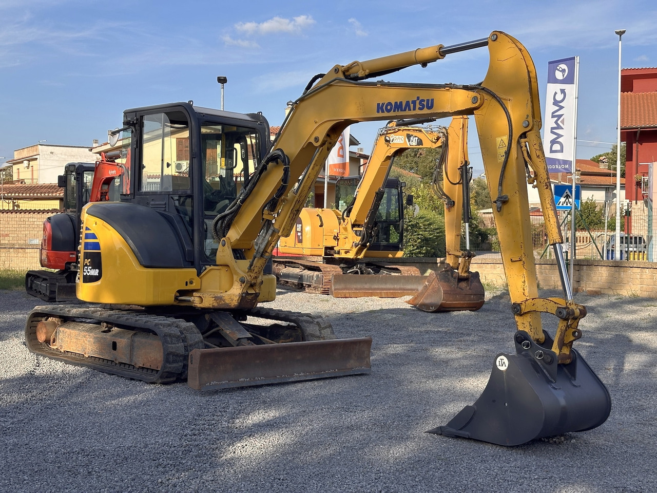 KOMATSU PC55MR-3 - Мини багер: слика 1 KOMATSU PC55MR-3 - Мини багер: слика 1