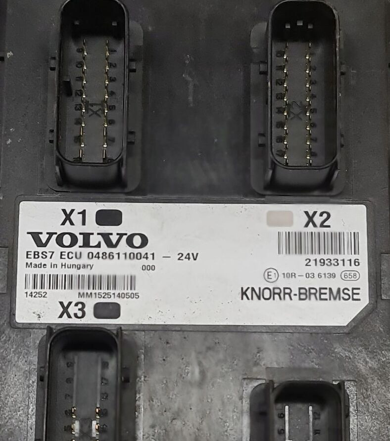 KNORR-BREMSE STEROWNIK MODUŁ EBS 7 ECU VOLVO FH 4 FM 4 21933116 - Електричен систем за Камион: слика 2 KNORR-BREMSE STEROWNIK MODUŁ EBS 7 ECU VOLVO FH 4 FM 4 21933116 - Електричен систем за Камион: слика 2