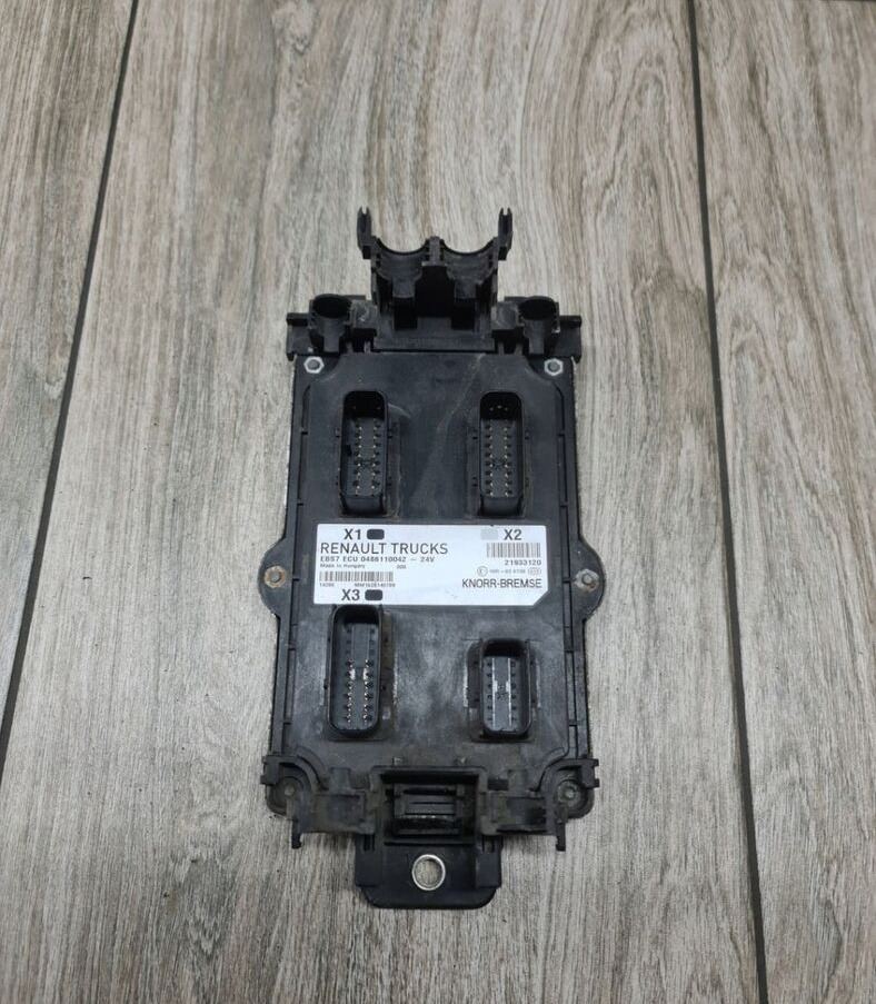 KNORR-BREMSE STEROWNIK MODUŁ EBS RENAULT GAMA T 21933120 - Електричен систем за Камион: слика 1 KNORR-BREMSE STEROWNIK MODUŁ EBS RENAULT GAMA T 21933120 - Електричен систем за Камион: слика 1