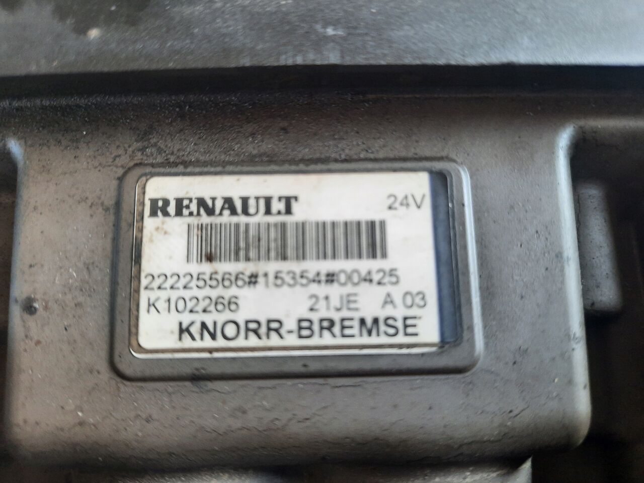 KNORR-BREMSE ZAWÓR EBS TYLNY TYŁ RENAULT GAMA RANGE T RANGE - Кочионен вентил за Камион: слика 3 KNORR-BREMSE ZAWÓR EBS TYLNY TYŁ RENAULT GAMA RANGE T RANGE - Кочионен вентил за Камион: слика 3