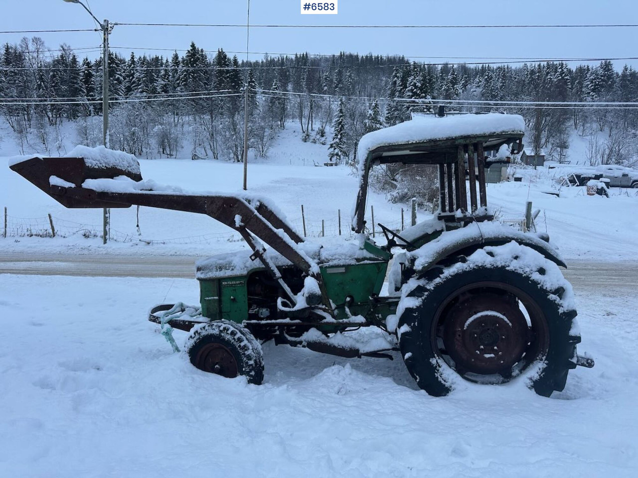 1969 Deutz D5005 tractor w/ front loader. Rep. object. - Трактор: слика 1 1969 Deutz D5005 tractor w/ front loader. Rep. object. - Трактор: слика 1