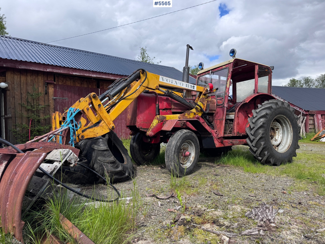 1969 Volvo BM 600 w/ Hymas front loader - Трактор: слика 1 1969 Volvo BM 600 w/ Hymas front loader - Трактор: слика 1