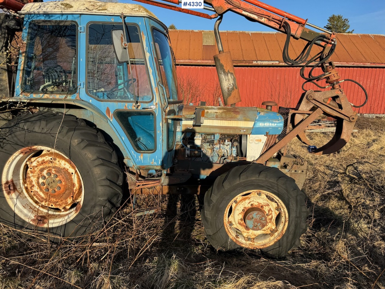 1981 Ford 6610 m/ FMV tømmerkran og tvillinghjul - Трактор: слика 4 1981 Ford 6610 m/ FMV tømmerkran og tvillinghjul - Трактор: слика 4