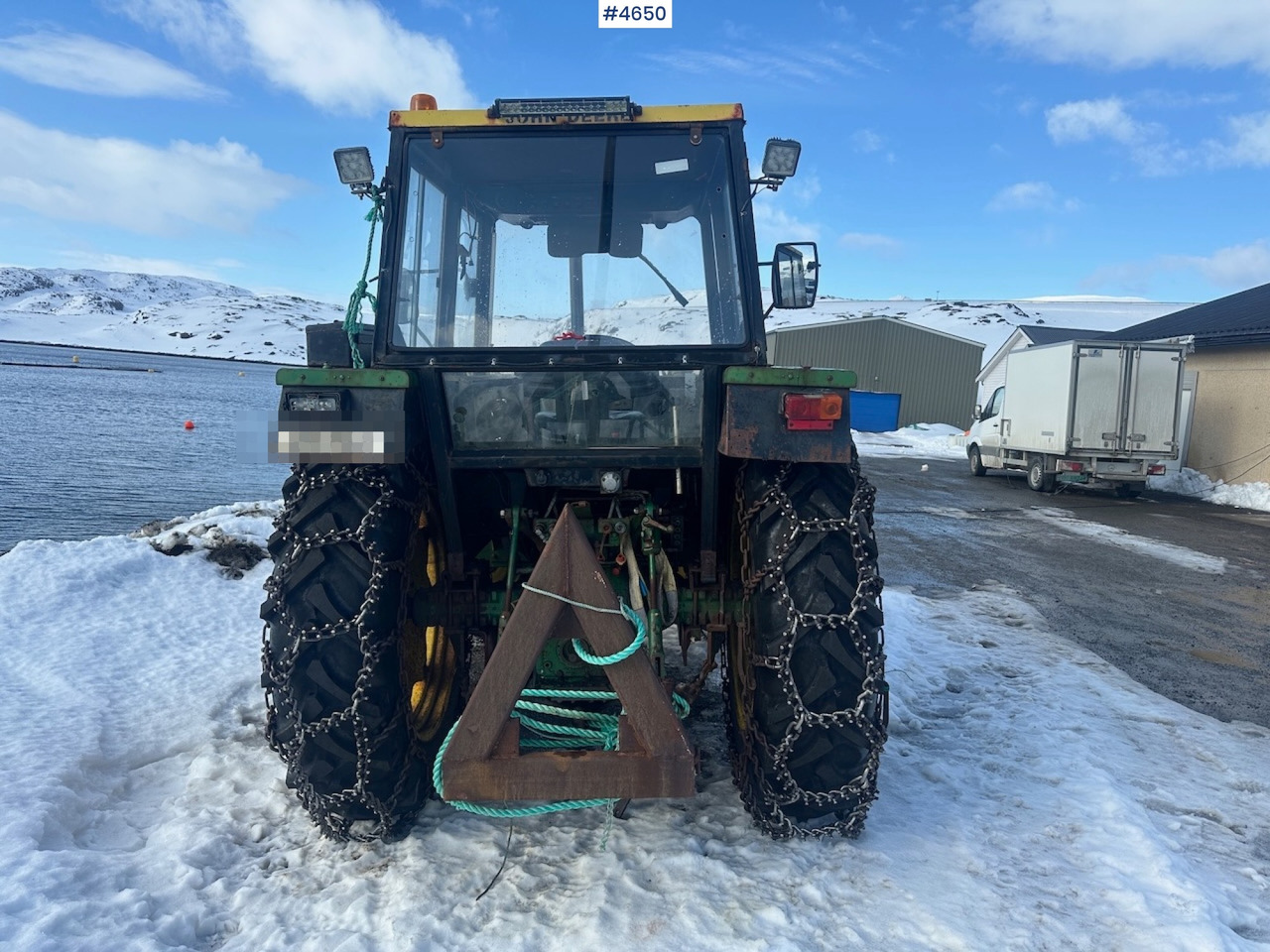 1981 John Deere 2040 w/ loader, triangle, snow blower, pallet forks and hydraulic unit. WATCH VIDEO. - Трактор: слика 4 1981 John Deere 2040 w/ loader, triangle, snow blower, pallet forks and hydraulic unit. WATCH VIDEO. - Трактор: слика 4