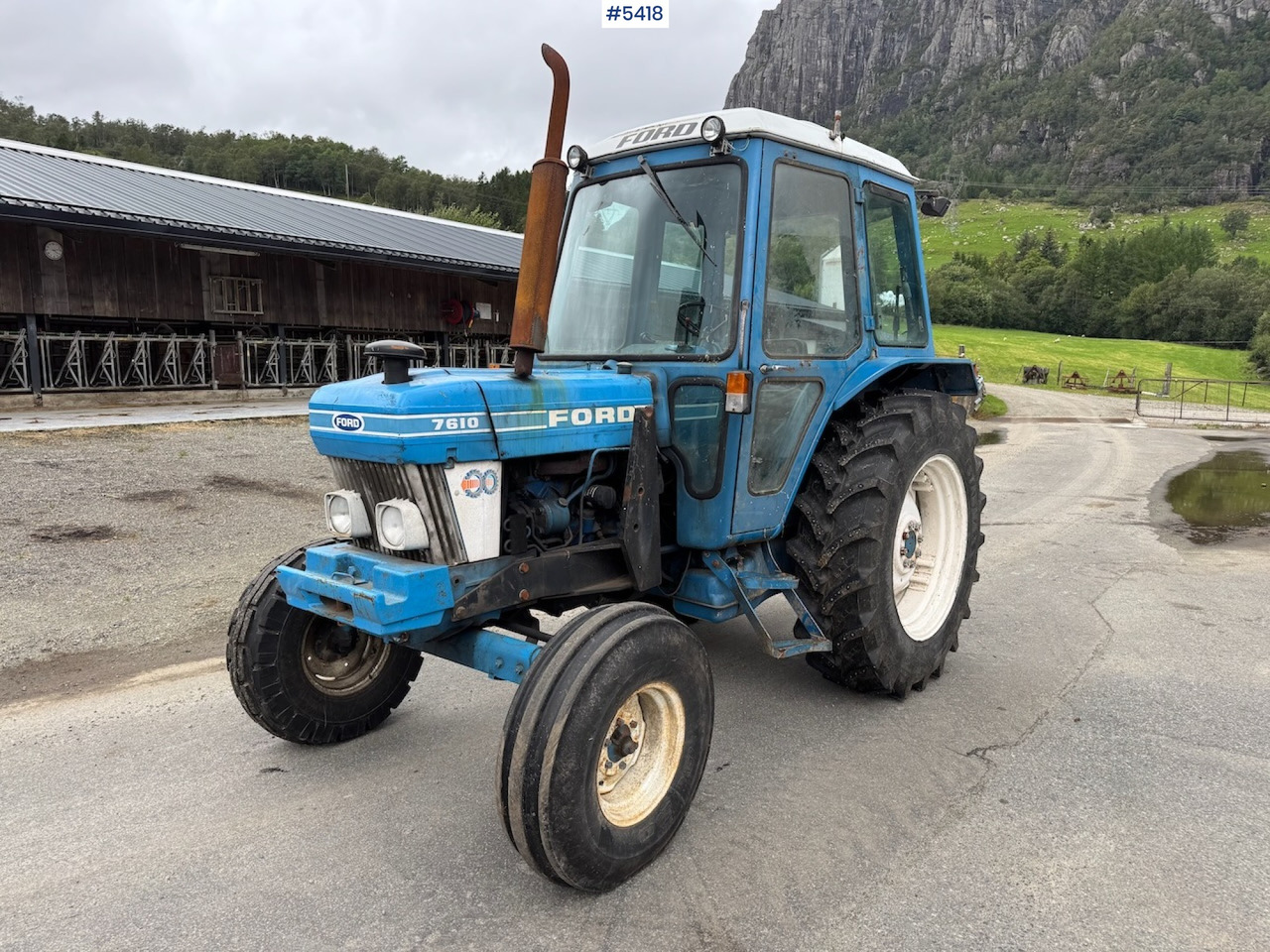1982 Ford 7610 w/ front loader. - Трактор: слика 1 1982 Ford 7610 w/ front loader. - Трактор: слика 1