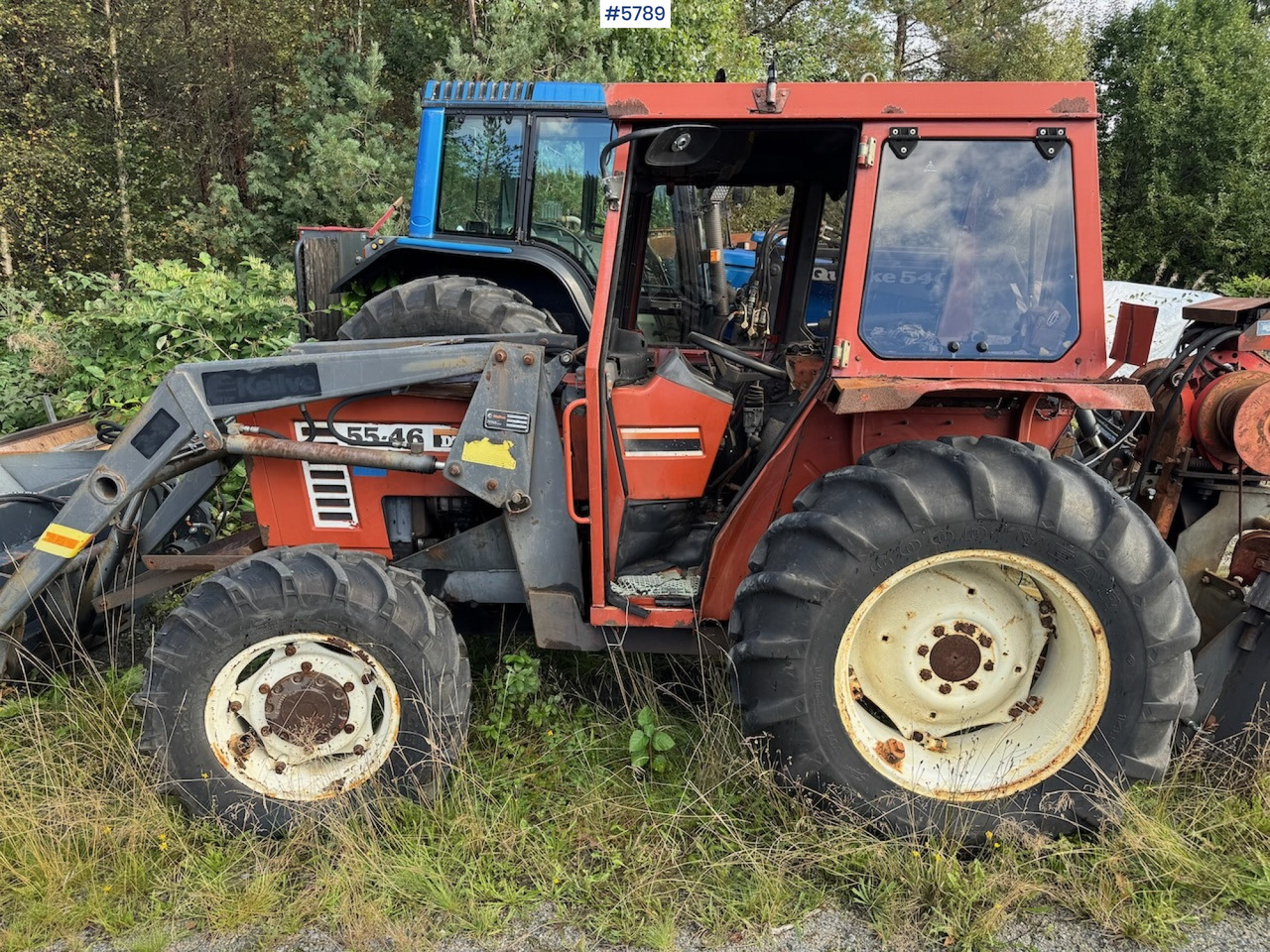 1986 Fiat 55-46 DT w/ front loader. - Трактор: слика 1 1986 Fiat 55-46 DT w/ front loader. - Трактор: слика 1