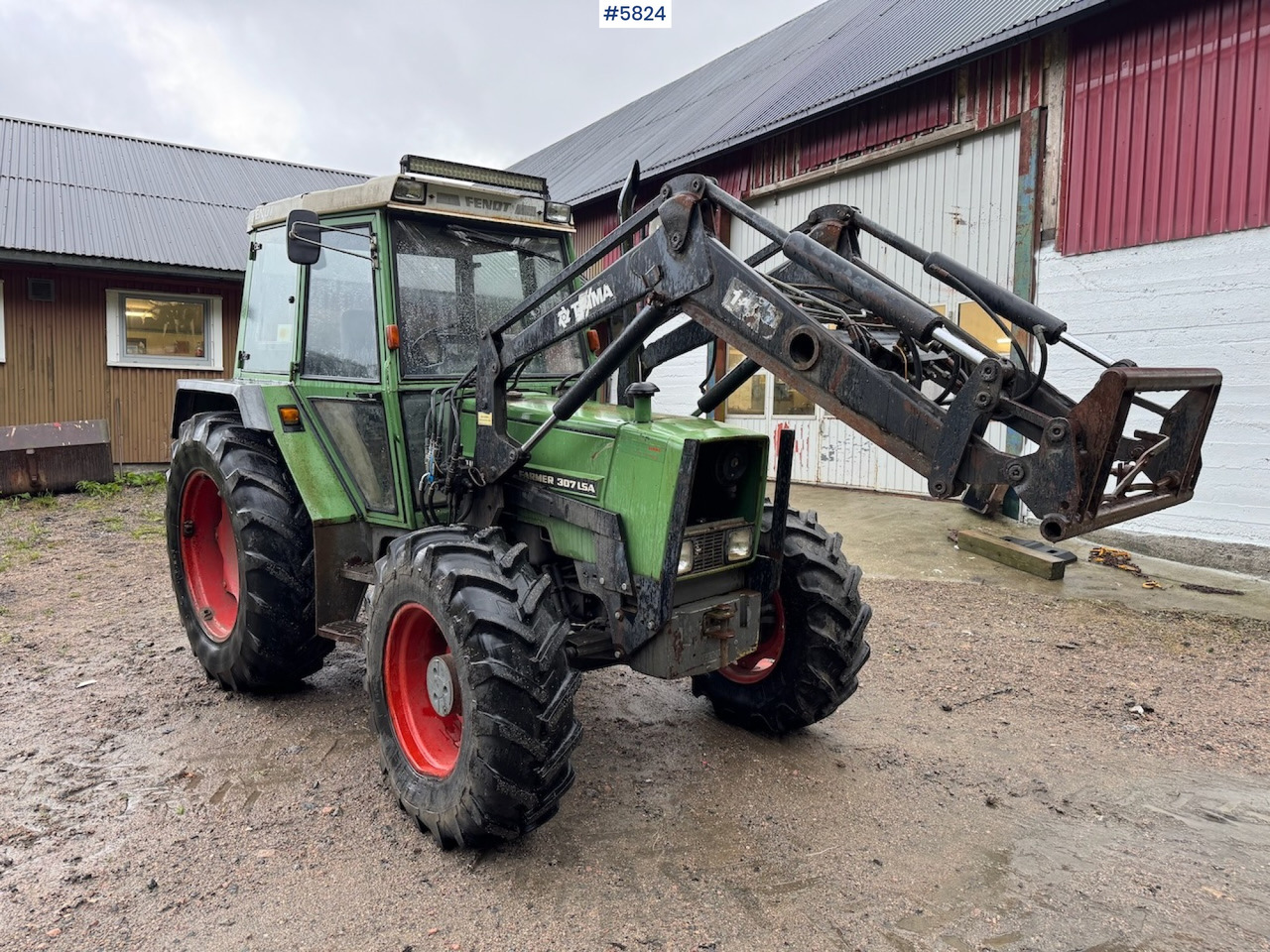 1991 Fendt Farmer 307 LSA w/ front loader. - Трактор: слика 4 1991 Fendt Farmer 307 LSA w/ front loader. - Трактор: слика 4