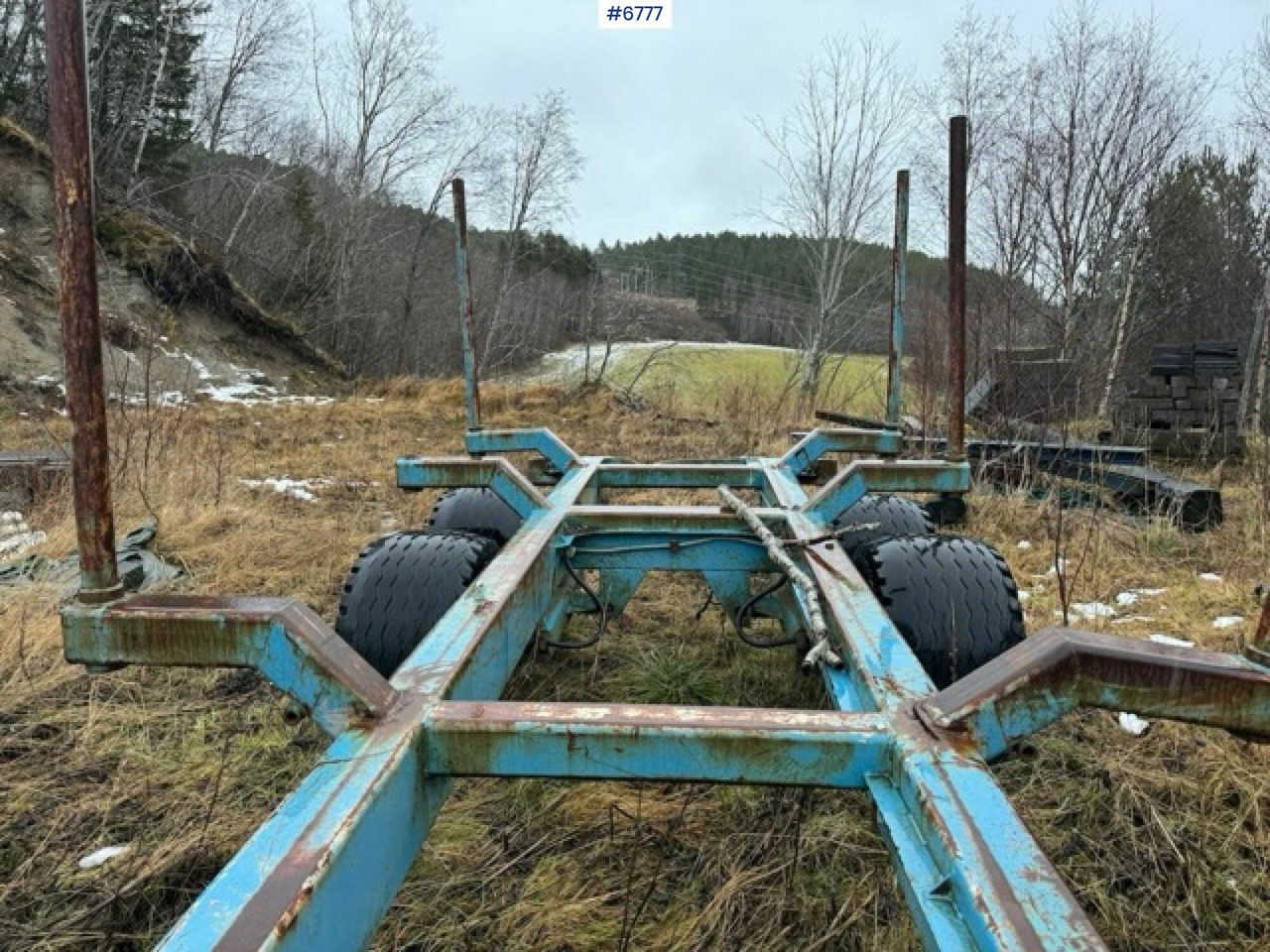 Трактор 1993 Valmet 8100 with Hiab FMV crane and log trailer: слика 19 Трактор 1993 Valmet 8100 with Hiab FMV crane and log trailer: слика 19