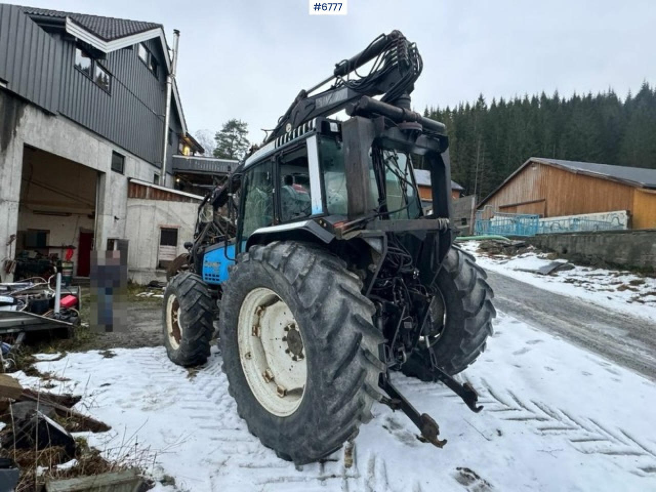 Трактор 1993 Valmet 8100 with Hiab FMV crane and log trailer: слика 8 Трактор 1993 Valmet 8100 with Hiab FMV crane and log trailer: слика 8