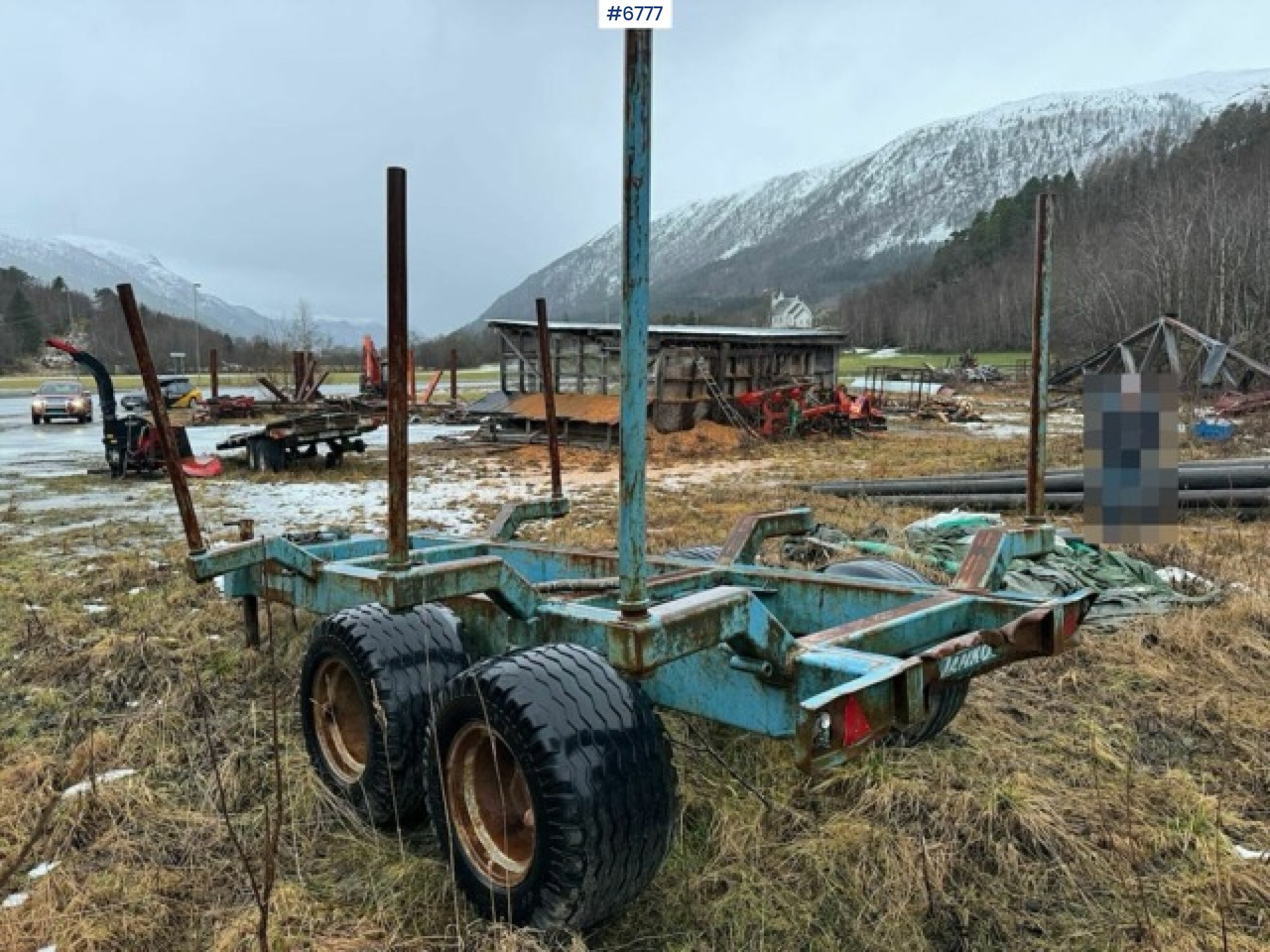Трактор 1993 Valmet 8100 with Hiab FMV crane and log trailer: слика 17 Трактор 1993 Valmet 8100 with Hiab FMV crane and log trailer: слика 17