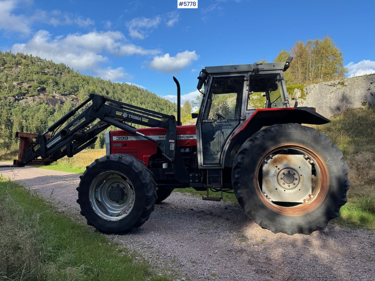 1995 Massey Ferguson 399 w/ front loader. - Трактор: слика 5 1995 Massey Ferguson 399 w/ front loader. - Трактор: слика 5