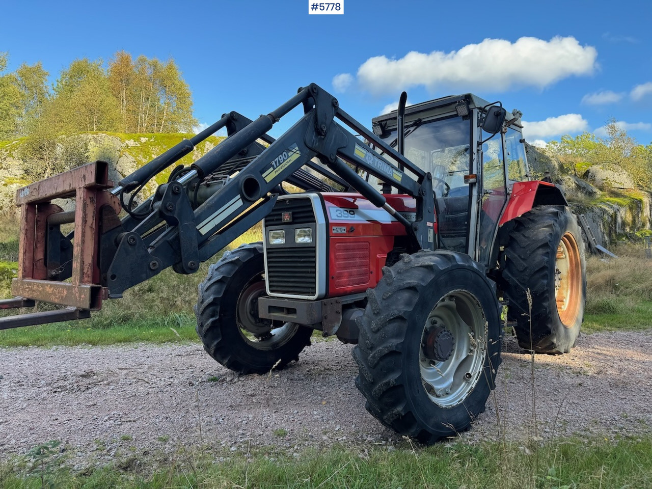 1995 Massey Ferguson 399 w/ front loader. - Трактор: слика 4 1995 Massey Ferguson 399 w/ front loader. - Трактор: слика 4