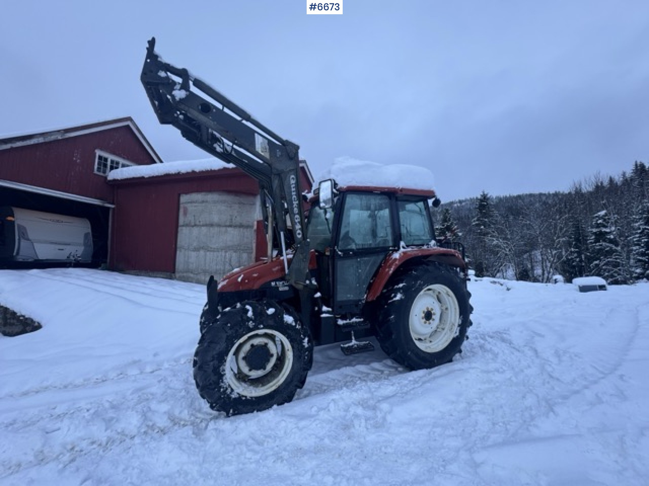 1996 New Holland L75 with front loader and 3rd function - Трактор: слика 2 1996 New Holland L75 with front loader and 3rd function - Трактор: слика 2