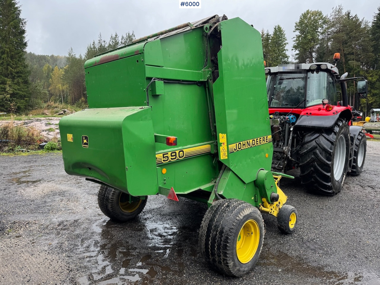 2000 John Deere 590 Round Baler. - Превртувачка опрема: слика 5 2000 John Deere 590 Round Baler. - Превртувачка опрема: слика 5