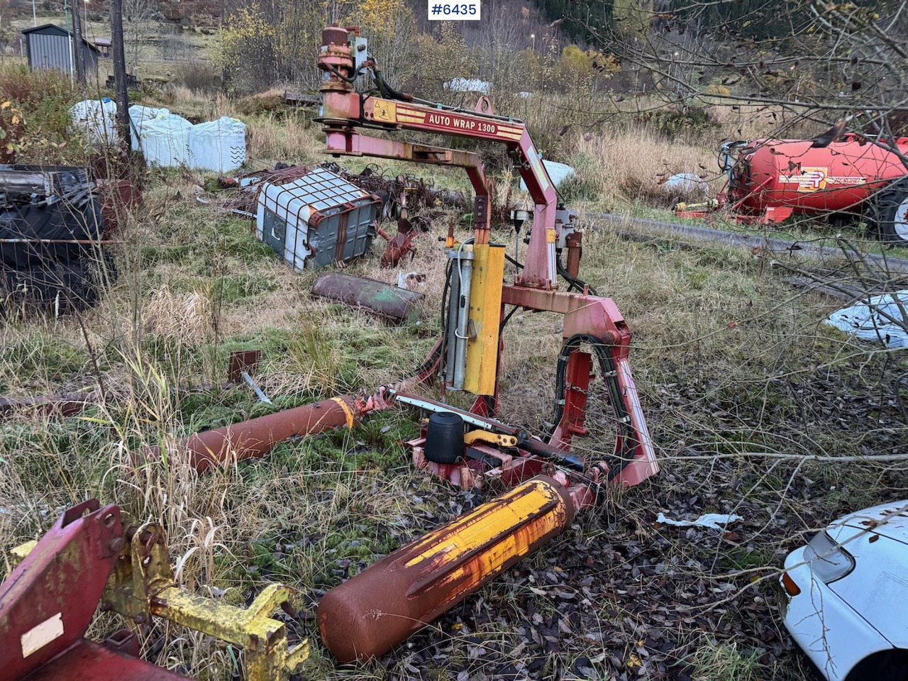 2001 Tellefsdal Auto Wrap 1300 Round bale wrapper. - Превртувачка опрема: слика 1 2001 Tellefsdal Auto Wrap 1300 Round bale wrapper. - Превртувачка опрема: слика 1