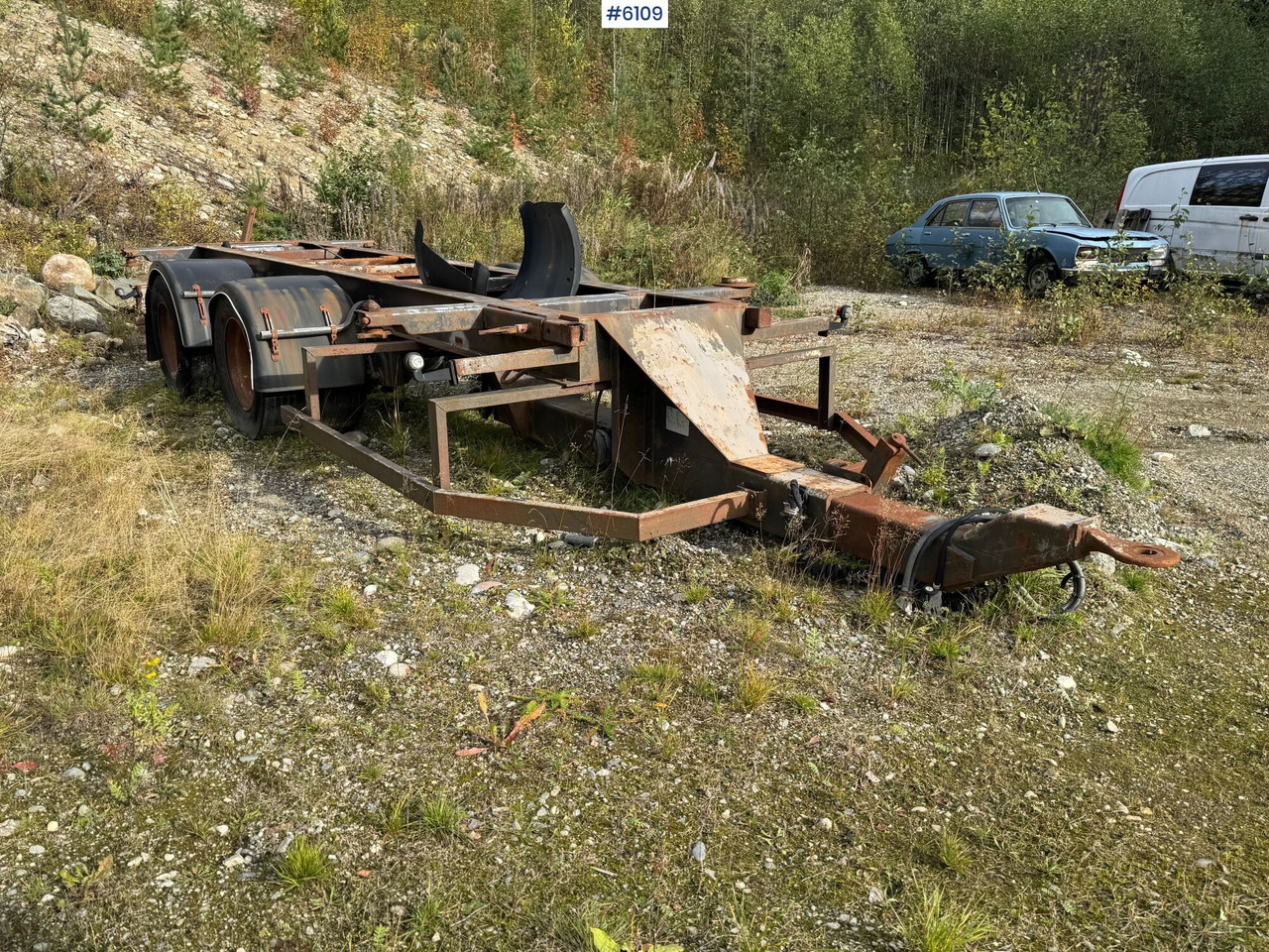 2002 Istrail container trailer. Repair object. - Приколка за низок утовар: слика 1 2002 Istrail container trailer. Repair object. - Приколка за низок утовар: слика 1