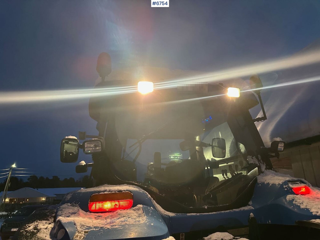 Трактор 2004 New Holland TS115A 4x4 w/ Front loader, bucket, grading bucket and snow blower.: слика 11