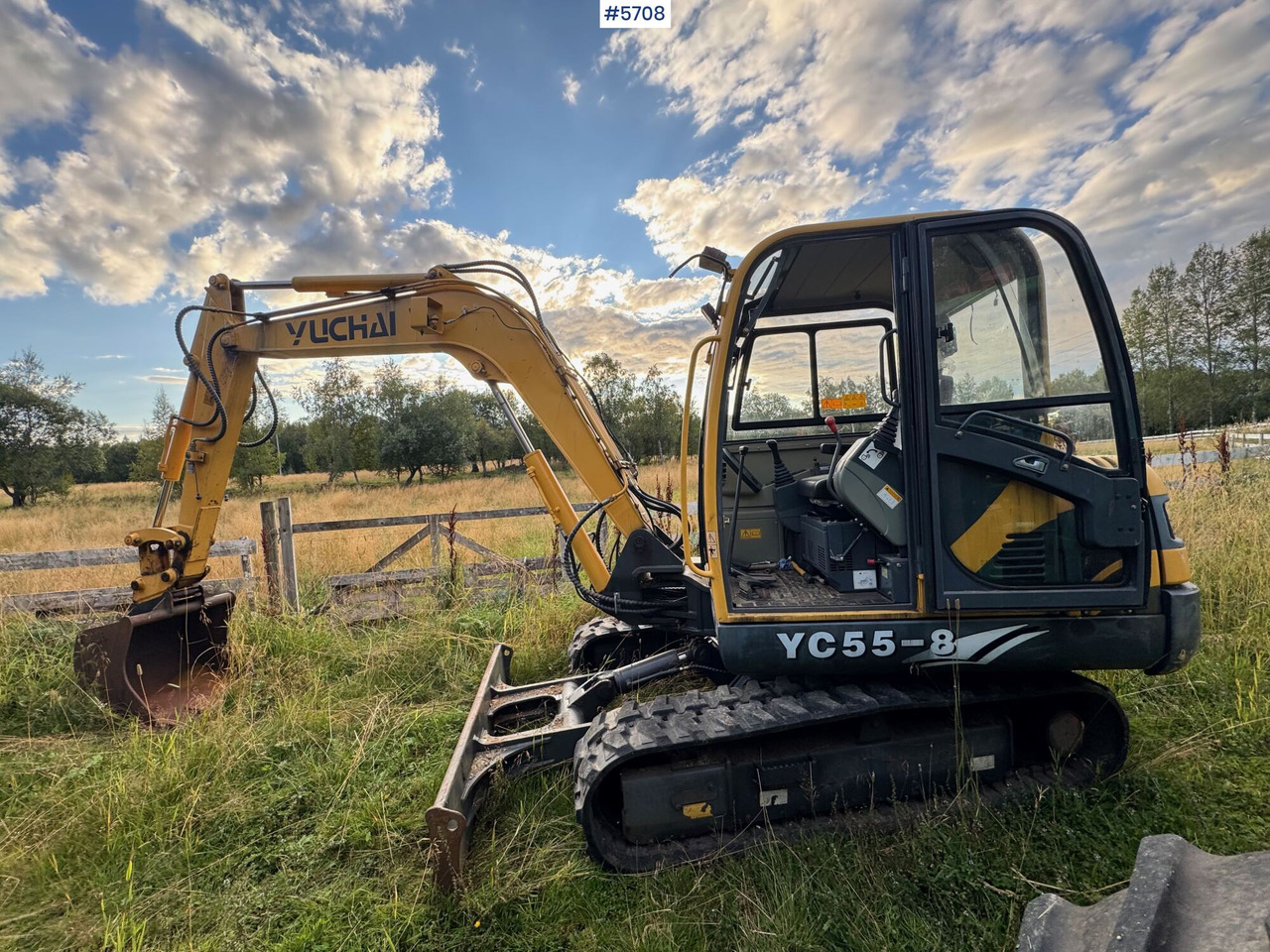 2013 Yuchai YC55-8 with only 448 hours. WATCH VIDEO! - Мини багер: слика 1 2013 Yuchai YC55-8 with only 448 hours. WATCH VIDEO! - Мини багер: слика 1
