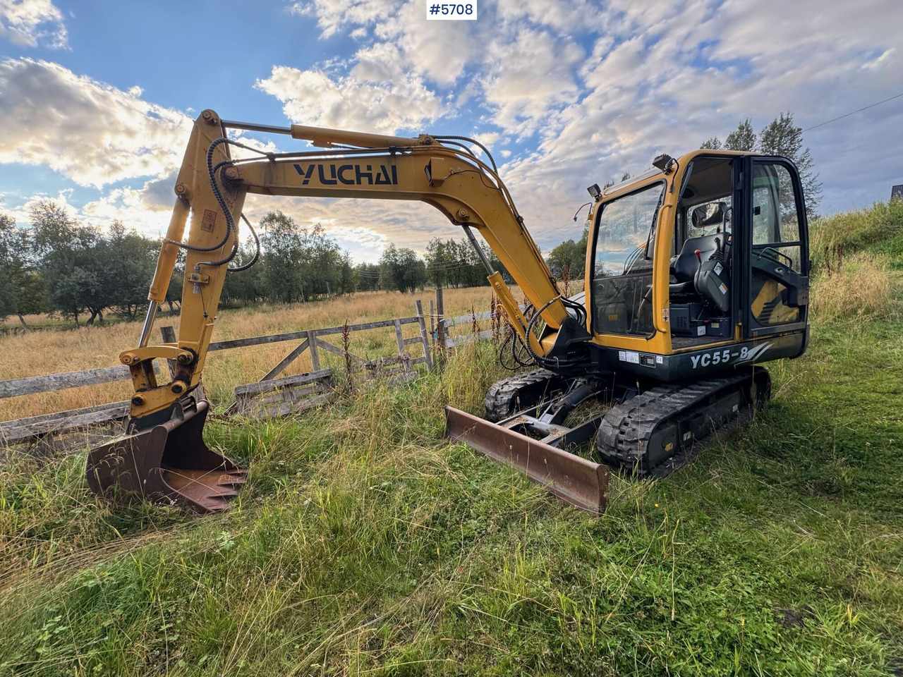 2013 Yuchai YC55-8 with only 448 hours. WATCH VIDEO! - Мини багер: слика 2 2013 Yuchai YC55-8 with only 448 hours. WATCH VIDEO! - Мини багер: слика 2