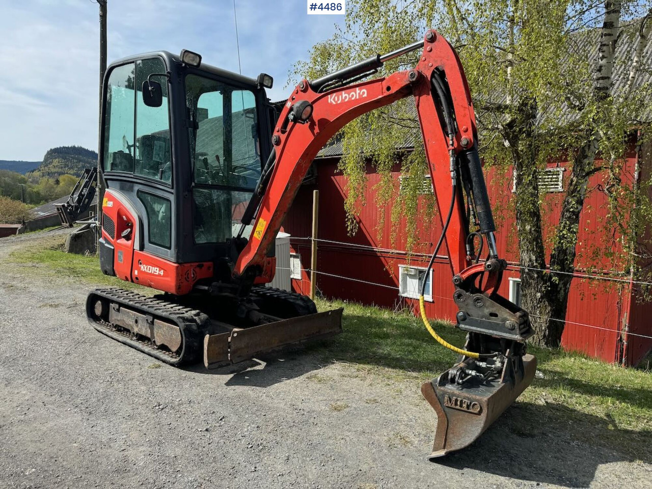 2014 Kubota KX019 Mini excavator with two buckets - Багер: слика 5 2014 Kubota KX019 Mini excavator with two buckets - Багер: слика 5