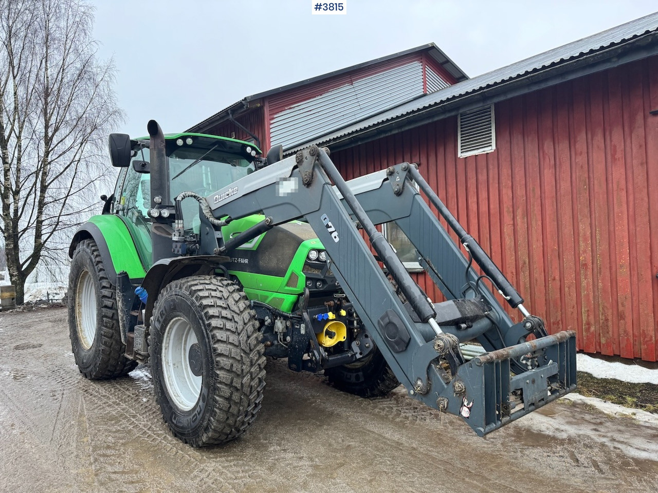 2015 Deutz-fahr 6190 Agrotron w/ Front loader, Front PTO and 2 sets of tires. - Трактор: слика 3 2015 Deutz-fahr 6190 Agrotron w/ Front loader, Front PTO and 2 sets of tires. - Трактор: слика 3