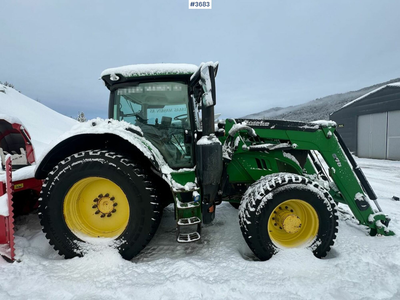 2016 John Deere 6175R 4x4 w/ front loader - Трактор: слика 1 2016 John Deere 6175R 4x4 w/ front loader - Трактор: слика 1