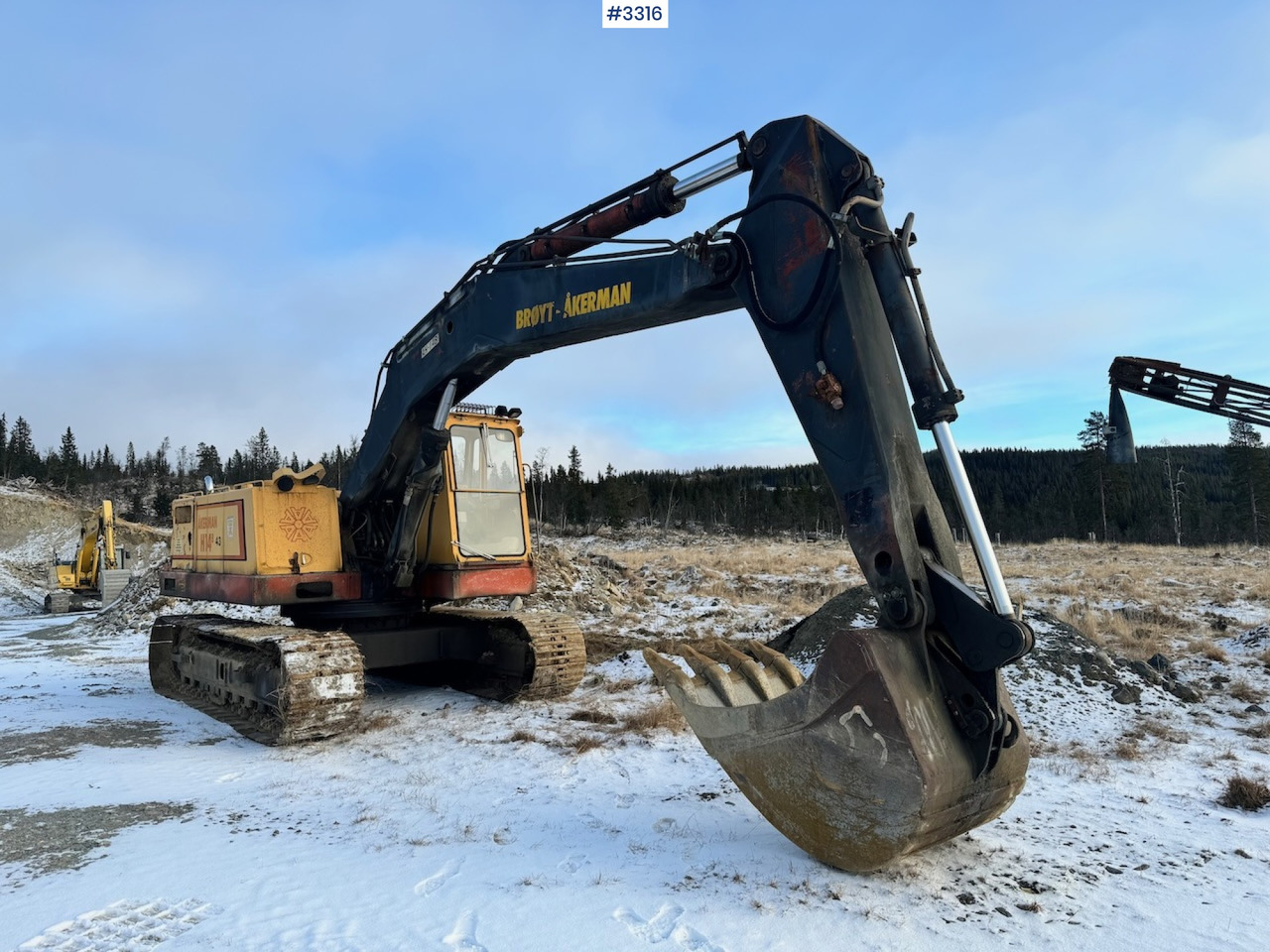 Багер Åkerman H14 Crawler Excavator with Digging Bucket: слика 1