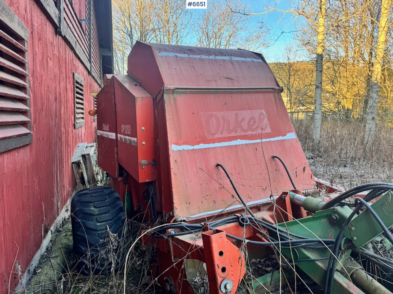 Approx. 1995 Orkel GP1202 Round Baler. - Превртувачка опрема: слика 4 Approx. 1995 Orkel GP1202 Round Baler. - Превртувачка опрема: слика 4
