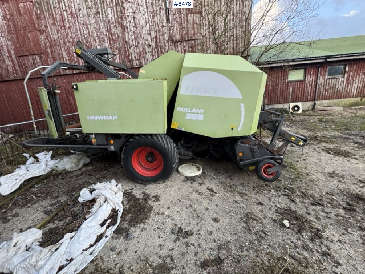 Claas Rollant 255 Uniwrap – 2010 model Condition: Repair project / for parts - Превртувачка опрема: слика 1 Claas Rollant 255 Uniwrap – 2010 model Condition: Repair project / for parts - Превртувачка опрема: слика 1