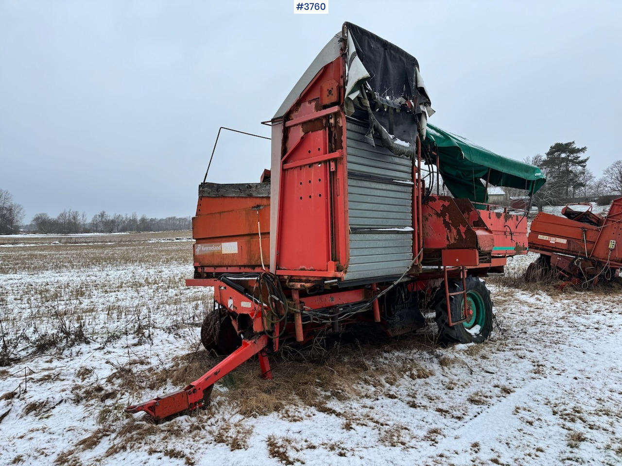 Kverneland N2100 Potetopptaker with Kverneland desmantling machine. - Комбајн за компир: слика 2 Kverneland N2100 Potetopptaker with Kverneland desmantling machine. - Комбајн за компир: слика 2