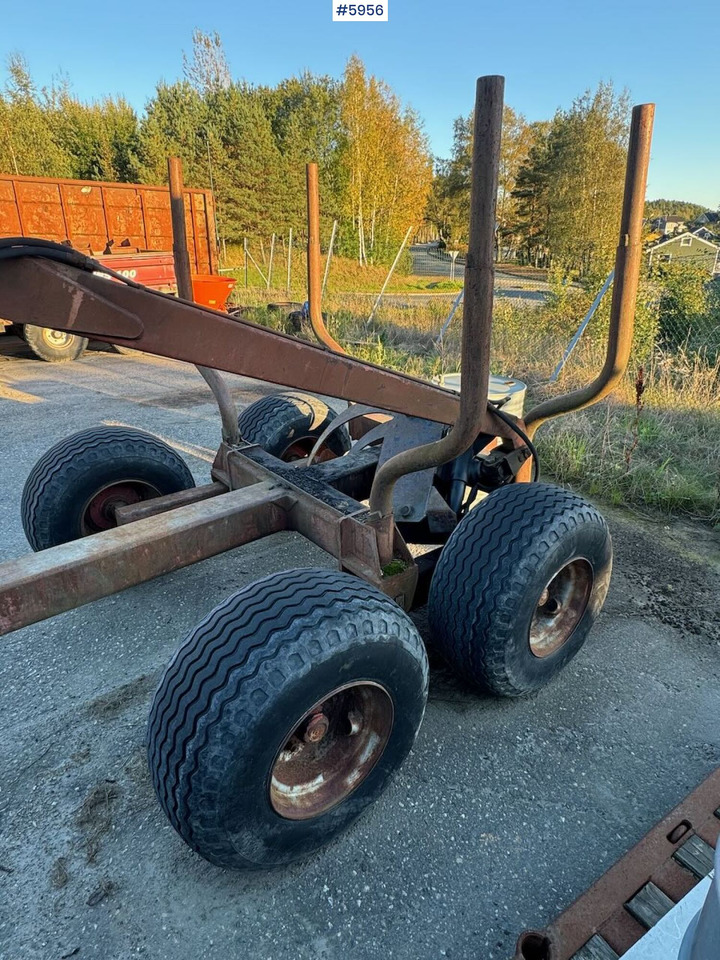 Приколка за дрва Logging trailer with Kesla crane: слика 8