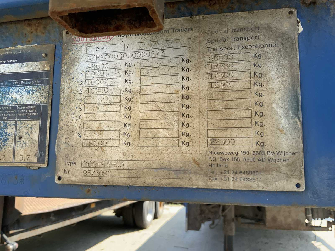 Полуприколка NOOTEBOOM MCO-48-03: слика 16