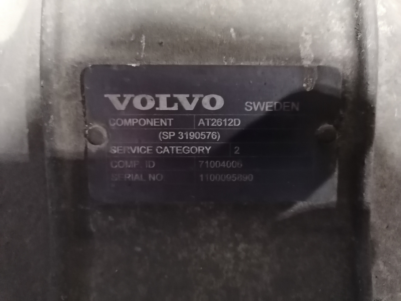 VOLVO remanufactured gearbox AT2612D - Менувач: слика 5 VOLVO remanufactured gearbox AT2612D - Менувач: слика 5