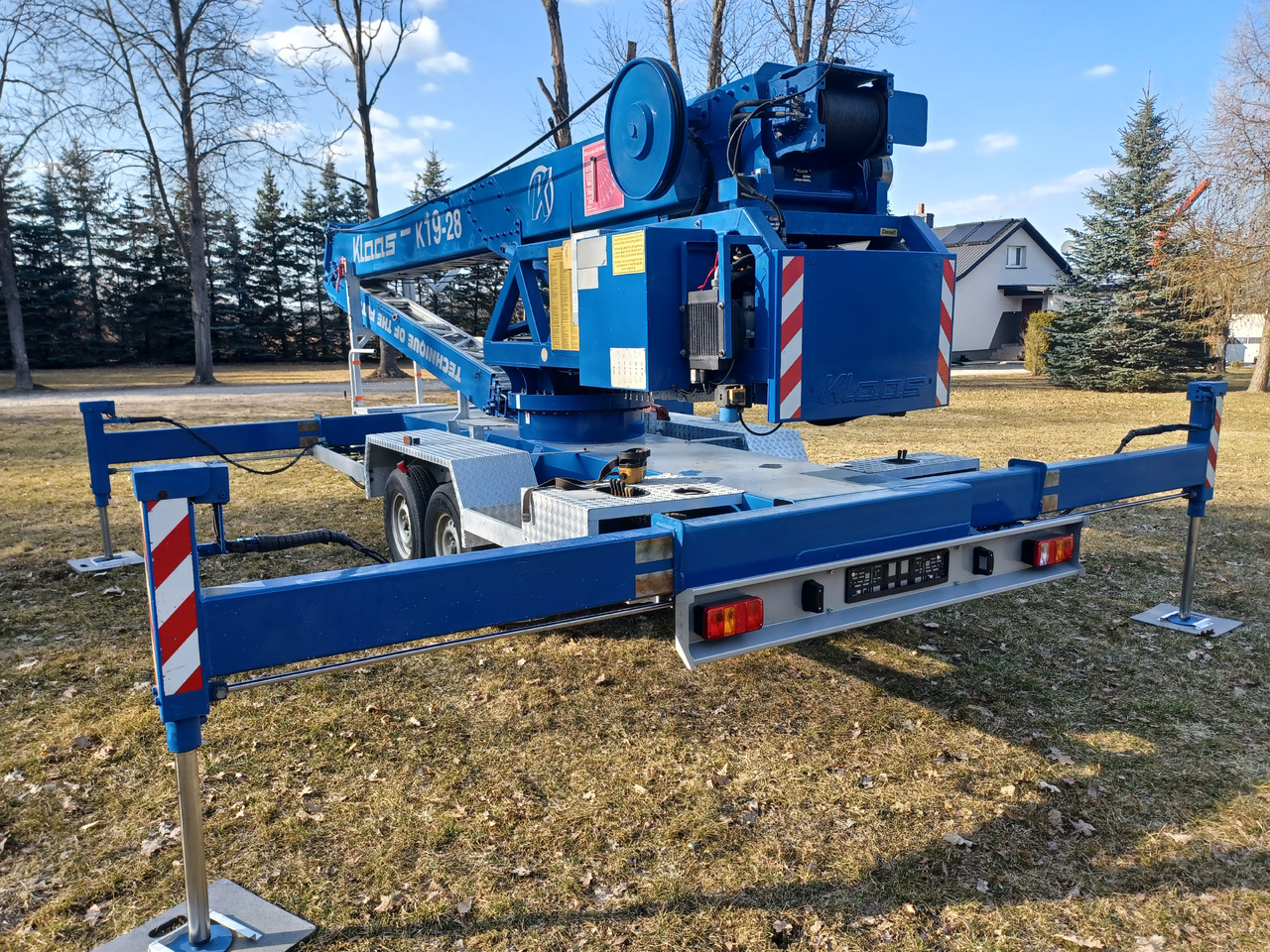 Klaas K19-28 - Мобилен кран, Приколка: слика 2 Klaas K19-28 - Мобилен кран, Приколка: слика 2