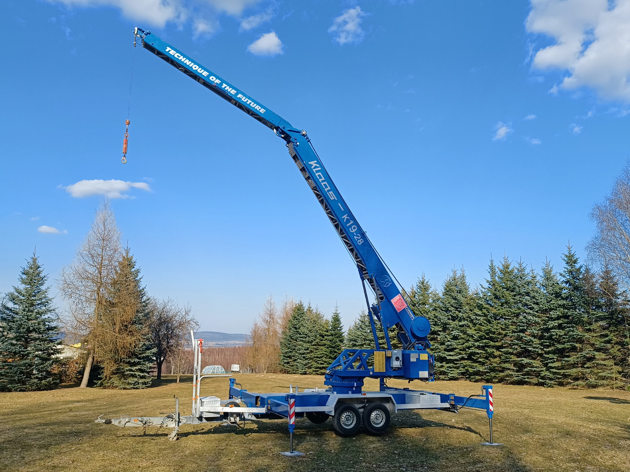 Klaas K19-28 - Мобилен кран, Приколка: слика 3 Klaas K19-28 - Мобилен кран, Приколка: слика 3